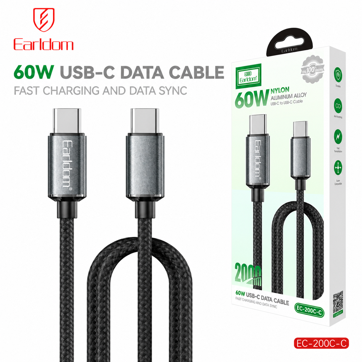 Earldom EC-154i 3A iPhone Cable