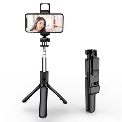 S03S 68cm Selfie Stick W/LED