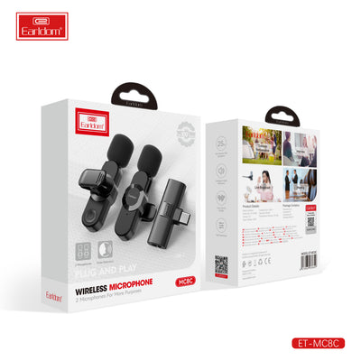 Earldom MC8C Type-C Microphone Clip x2