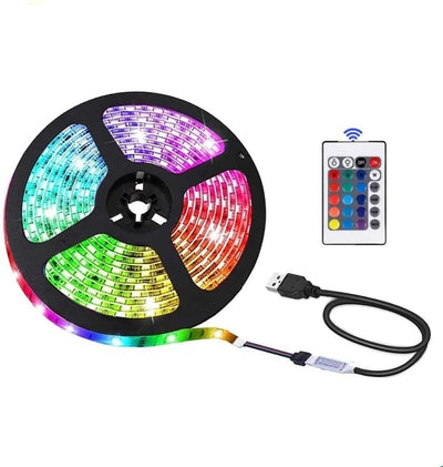 RGB 5050 5M USB W/Remote LED Strip