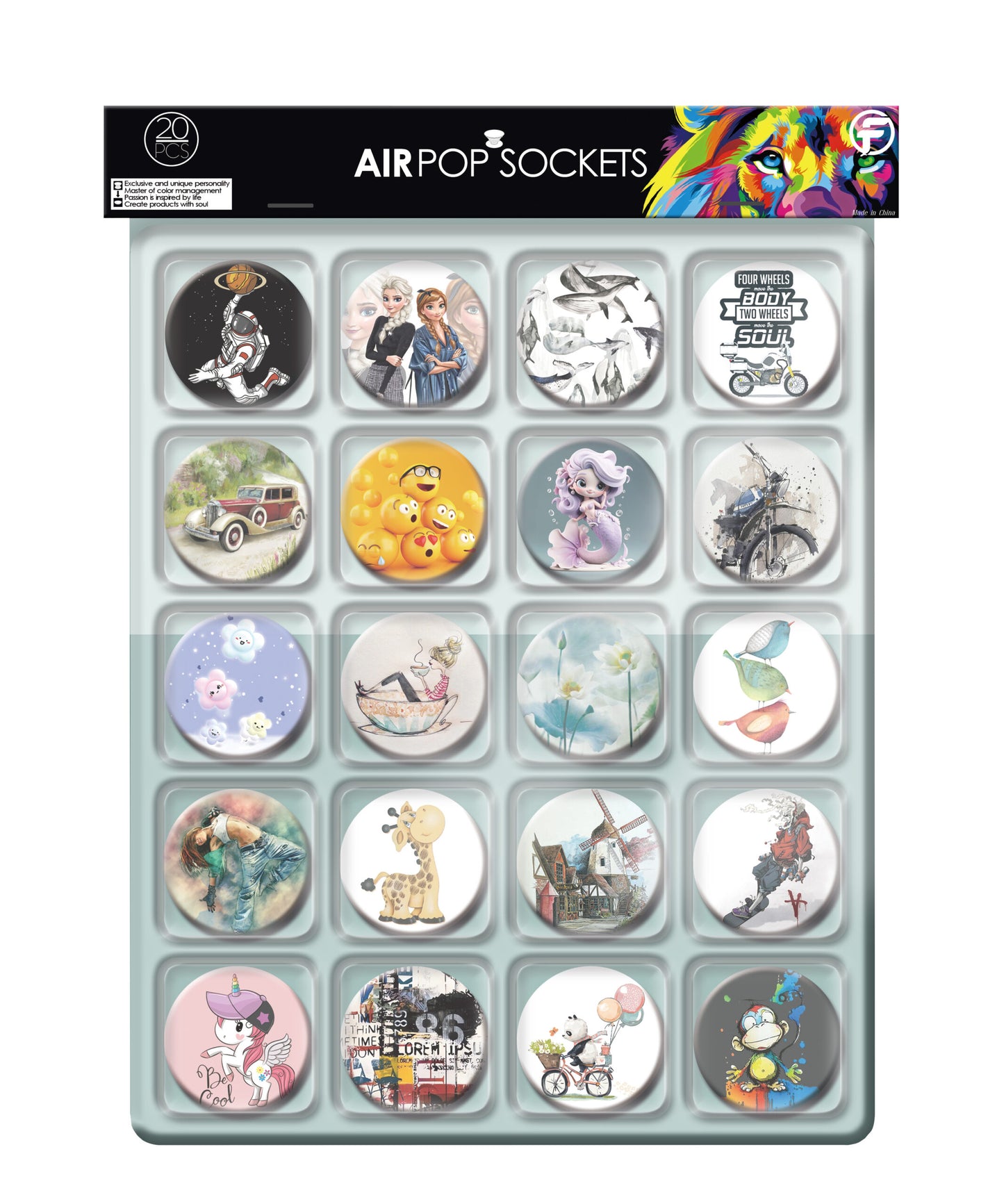 Set J Air Pop Sockets 20pcs