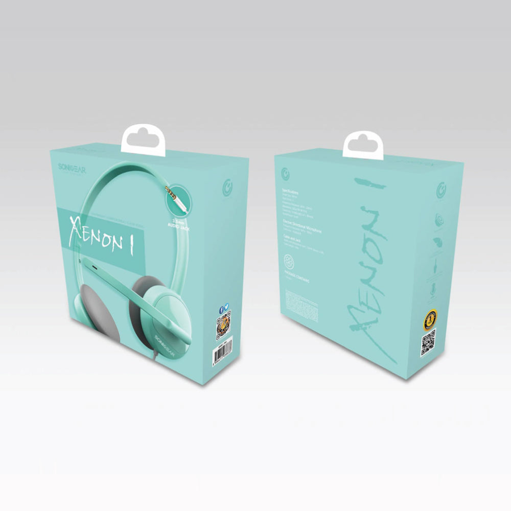 Sonicgear Xenon 1 Headset With Mic Mint - additional view