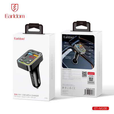 Earldom ET-M108 2U+1 Type-C FM Modulator