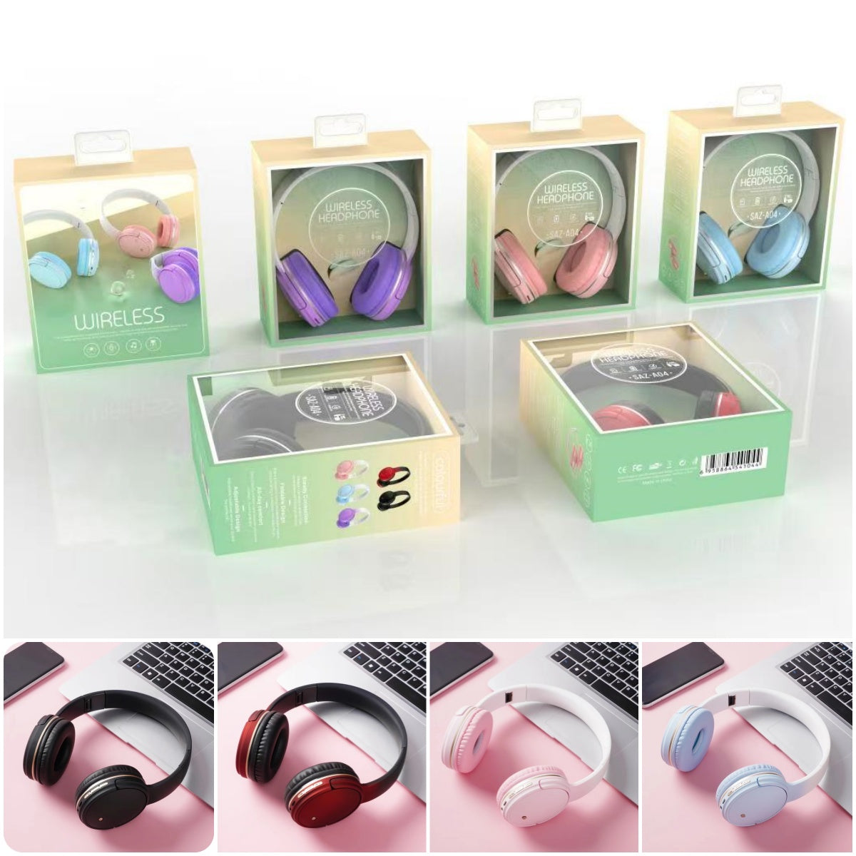 SAZ-A04 Bluetooth Headphones