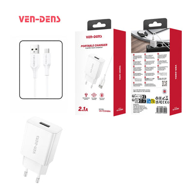 VEN-DENS VD-TC016BA 2.1A Charger - Micro