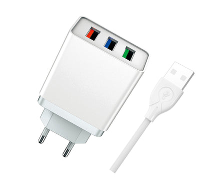 Aivr A18K/A108 3A 3USB Charger - Type-C