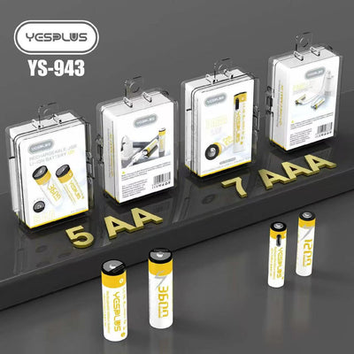 YESPLUS YS-943 AAA*2 Rechargeable Battery