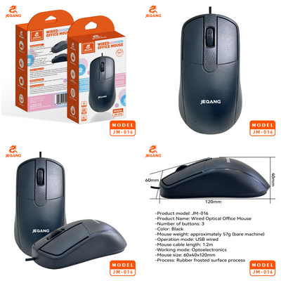 Jeqang JM-016 Wired Mouse