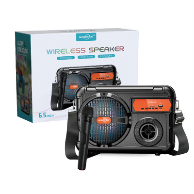 GTS-2138 Bluetooth 6.5" Speaker W/Wireless Microphone