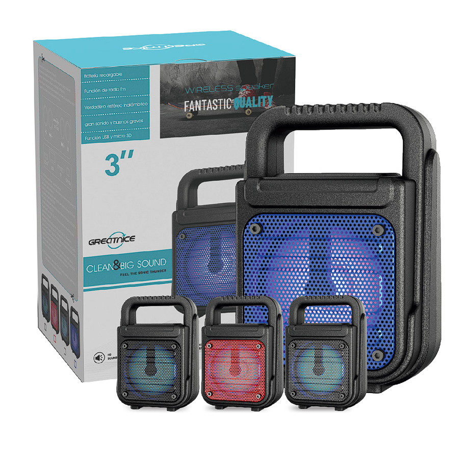 GTS-1362 Bluetooth 3" Speaker