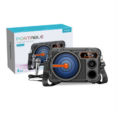 GTS-1833 Bluetooth 8" Speaker W/Mic