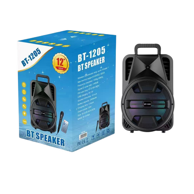 BT-1205 Bluetooth 12" Speaker W/Mic+Remote