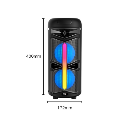 BT-2442 Bluetooth 4"x2 Speaker W/Microphone