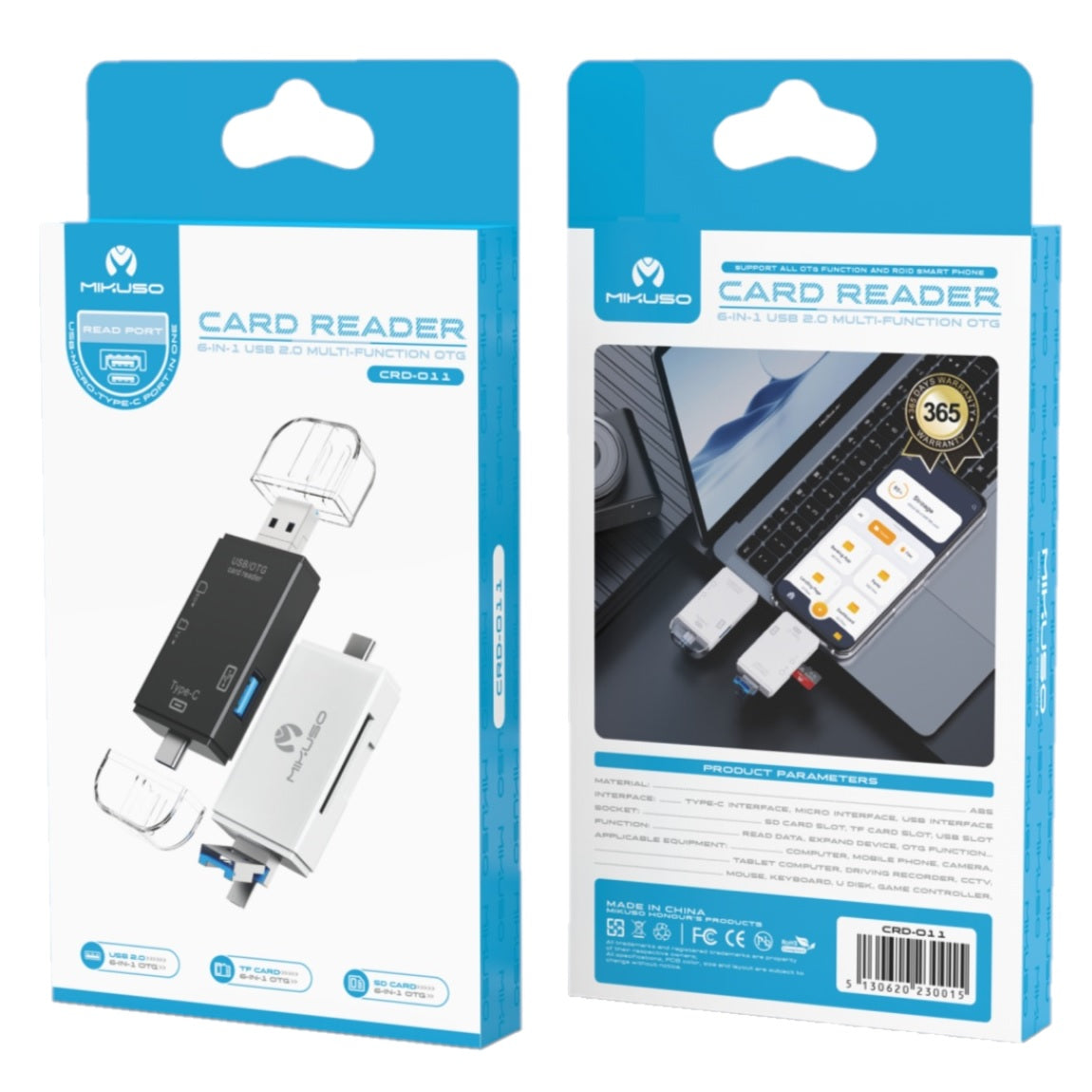Mikuso CRD-001 6in1 Card Reader