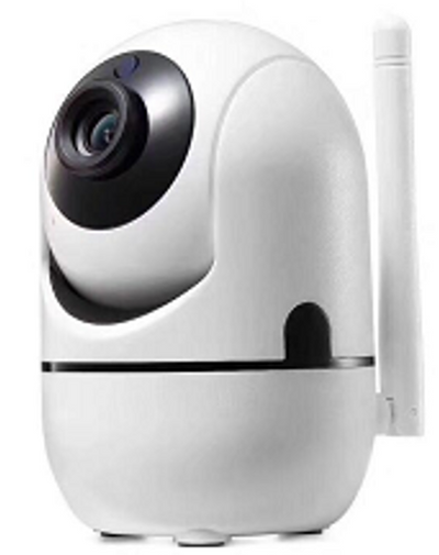 K1 auto-track WiFi IP security camera, white, front view