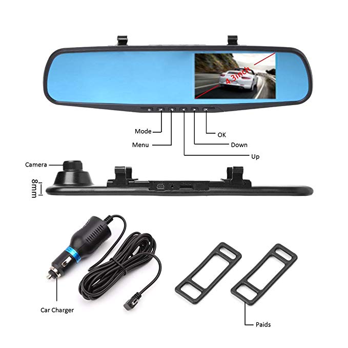 HO6S Dual Lens Dash Camera