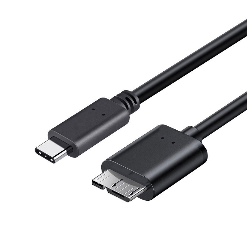Micro-B to Type-C External HDD Cable