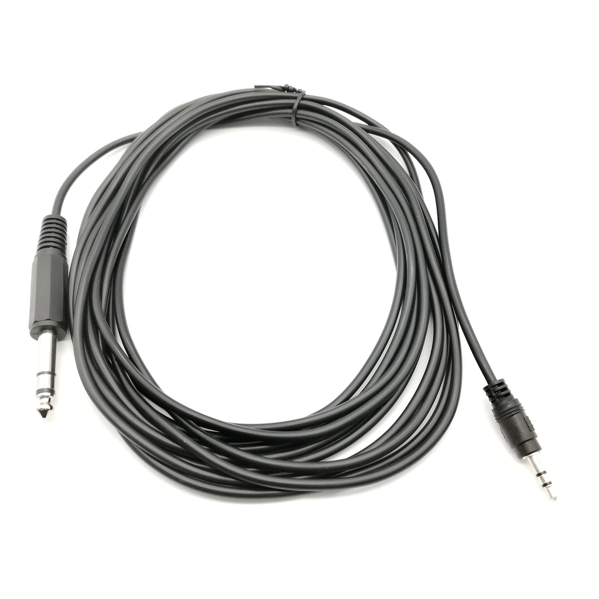 5M 6.3mm Male - 3.5mm Male Cable
