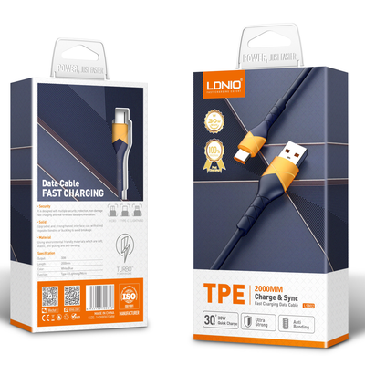 LDNIO LS802 30W 2M Type-C Cable