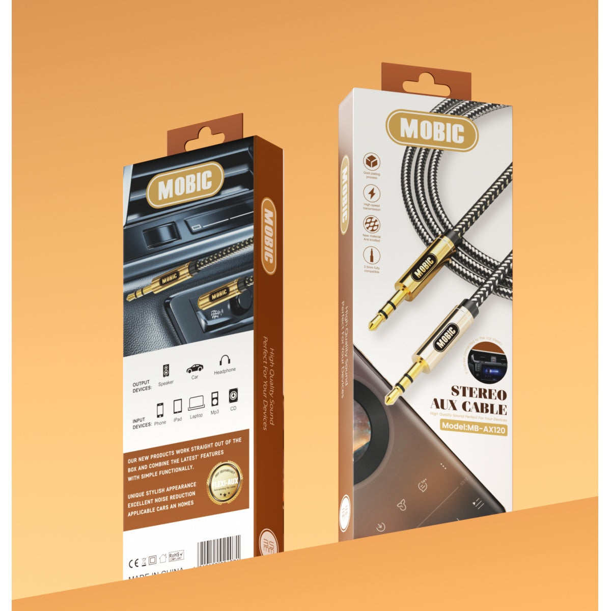 MOBIC MB-AX120 3.5mm AUX Cable