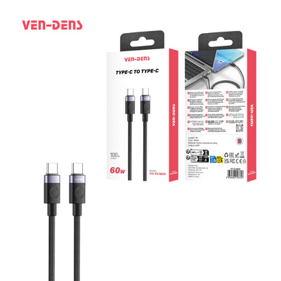 VEN-DENS VD-DCM05 60W Type-C~Type-C Cable