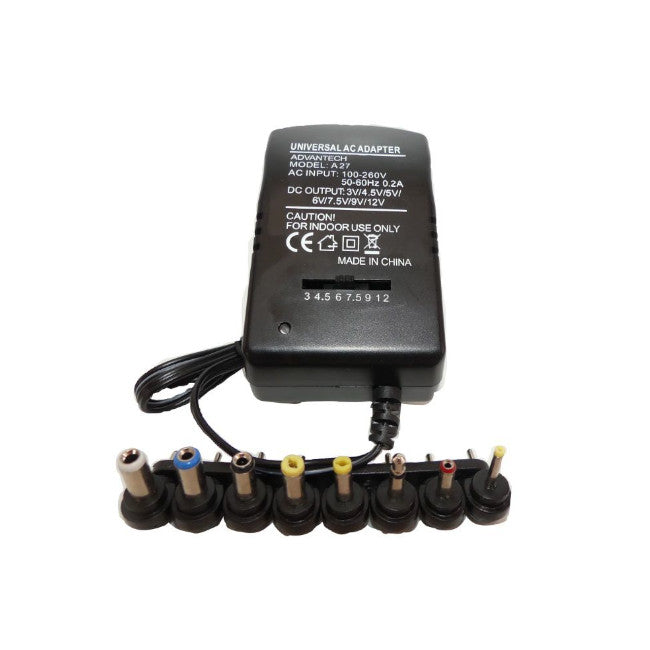 Aventech 1.5V-12V1A 12W AC/DC Universal Adapter