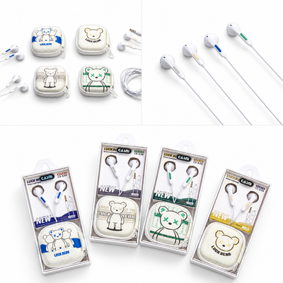 CS-536 Wired Earphones W/Case