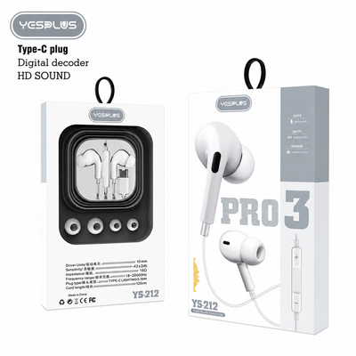 YESPLUS YS-212 Type-C Earphones