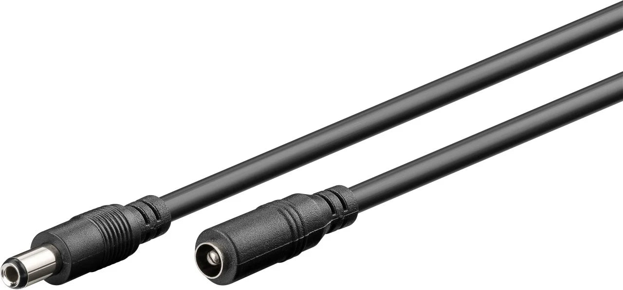 Goobay DC Extension 10m Cable 5.5 x 2.5mm - Black
