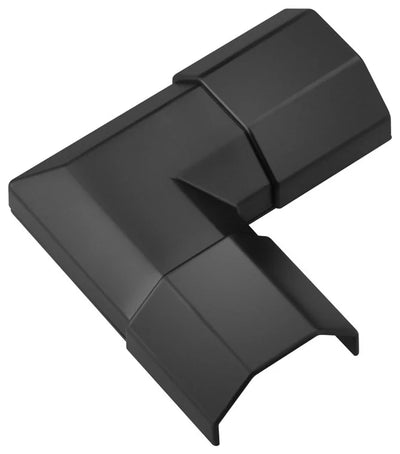 Goobay Cable Duct Corner Connection 33mm for Extending Cable Ducts - Black