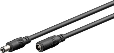 Goobay DC Extension 3m Cable 5.5 x 2.5mm - Black