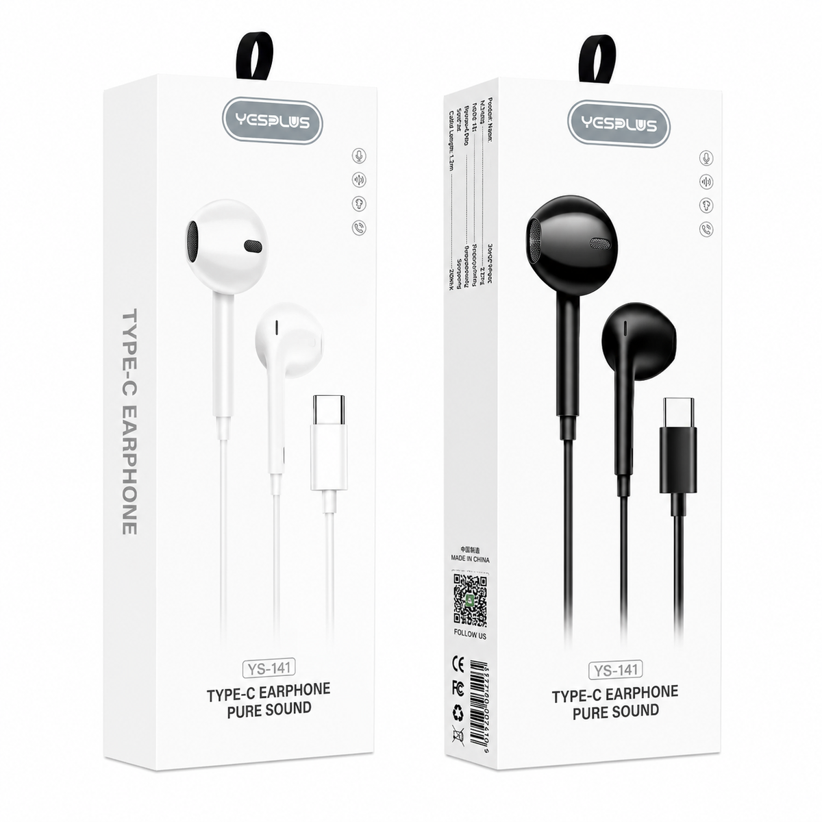 YESPLUS YS-141 Type-C Earphones