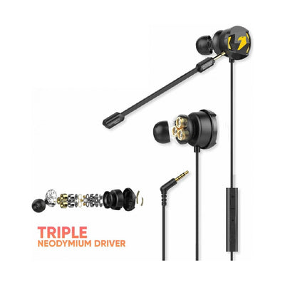 Armaggeddon Wasp 7 Pro 3D Gaming Earphones With Detachable Mic - additional view