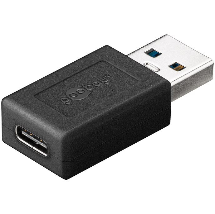 Goobay USB 3.0 to USB-C SuperSpeed Adapter - Black