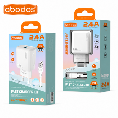 Abodos AS-CS201EU 2.4A Charger - Micro