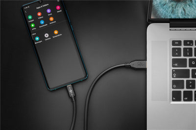 Goobay Sync And Charge Super Speed USB C To USB A 3 0 Charging 3M Cable - additional view