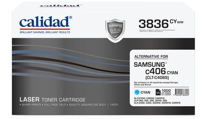 Calidad 3836-CYWW Cyan Toner alternative for SAMSUNG MLTK406S