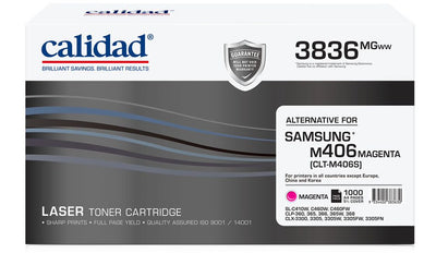 Calidad 3836-MGWW Magenta Toner alternative for SAMSUNG MLTK406S