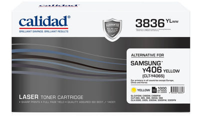 Calidad 3836-YLWW Yellow Toner alternative for SAMSUNG MLTK406S