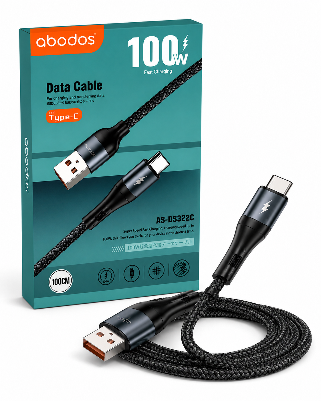Abodos AS-DS322C 100W Type-C Cable