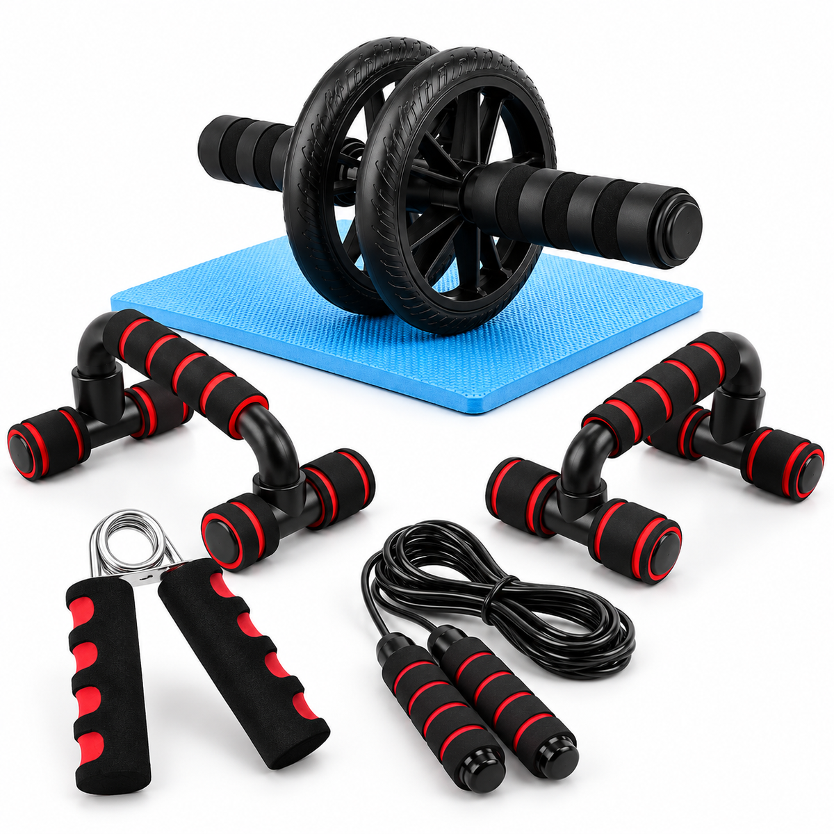 4-in-1 Home Gym Fitness & Exercise Set – studio angle 1