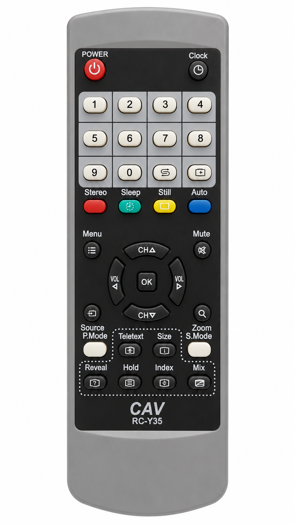 Sinotec RC-Y35 TV Compatible Remote
