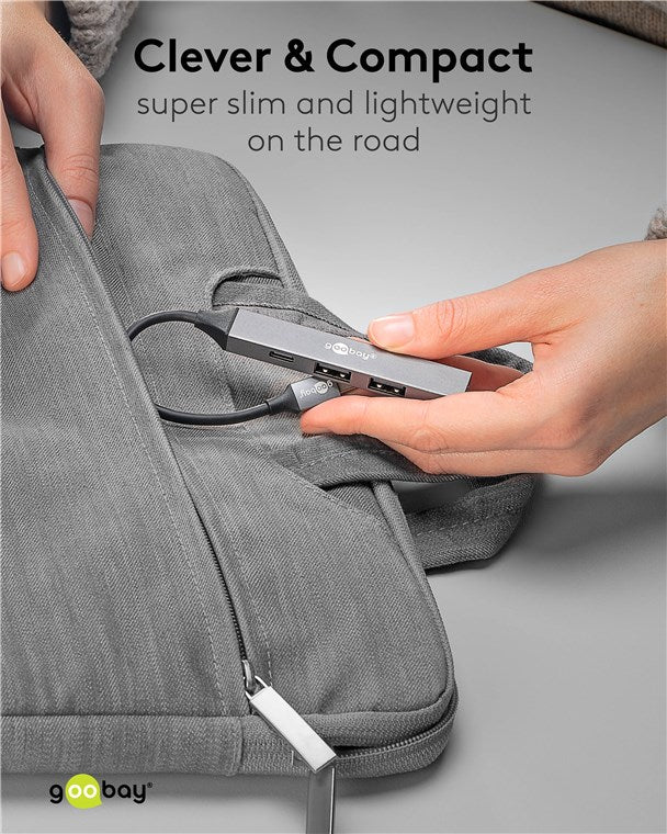 Goobay Slim 4 Port Type C USB Hub - additional view