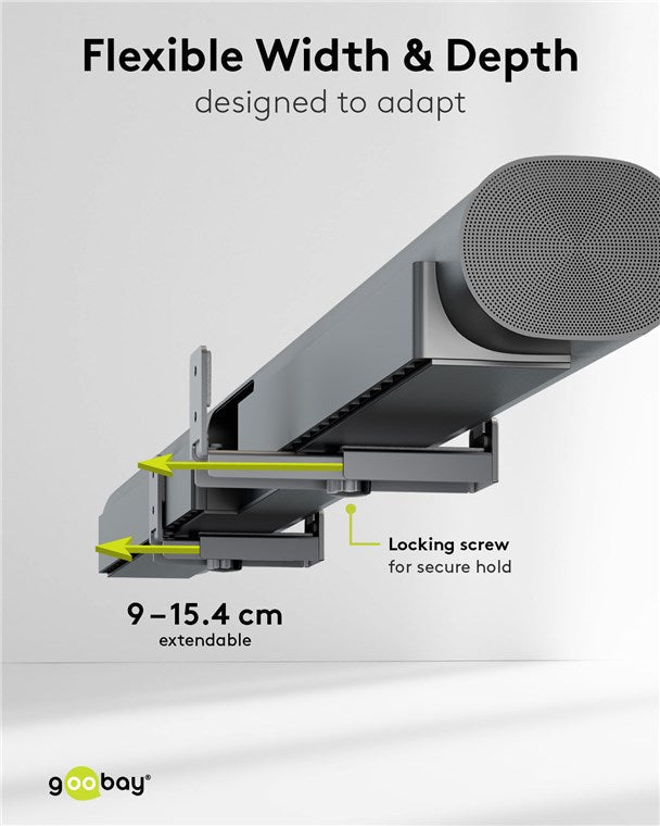 Goobay Universal Soundbar Wall Mount - additional view