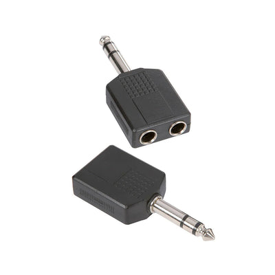 6.3mm(M) to 2X6.3mm(F) (2 Pack) Adapter