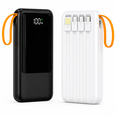 GTP-H5 Built-in-Cable+Torch 20000mAh Power Bank