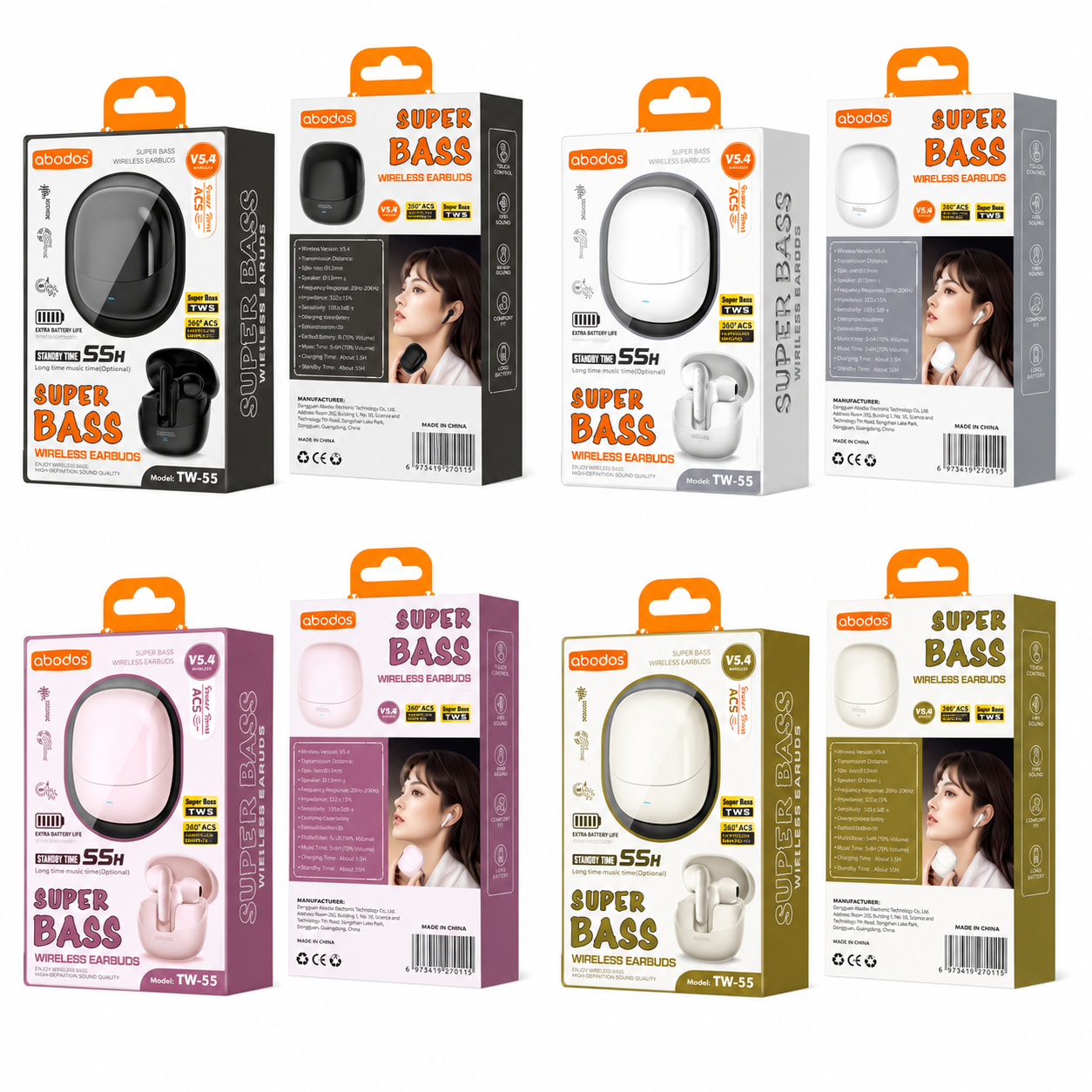 Abodos TW-55 earpods