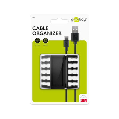 Goobay Cable Management 5 Slots - Black