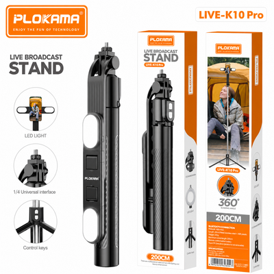 Plokama LIVE-K10 Pro 200cm Tripod Holder