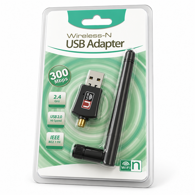 Wireless-N 300Mbps USB Adapter